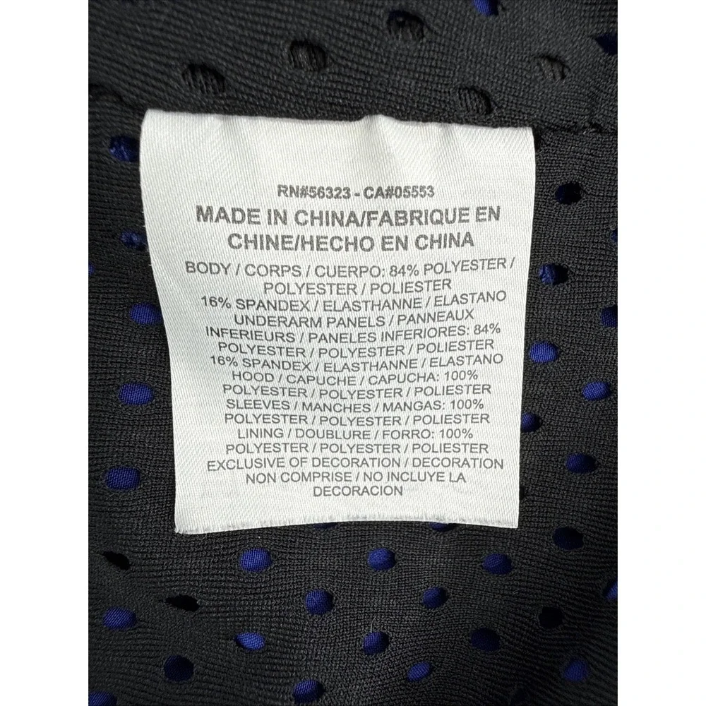 Nike Windrunner Hoodie Men's M Blue Dri-FIT Full Zip Mesh Lined Running‎